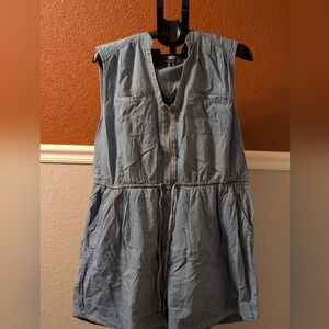 New Look Light Blue Denim Dress